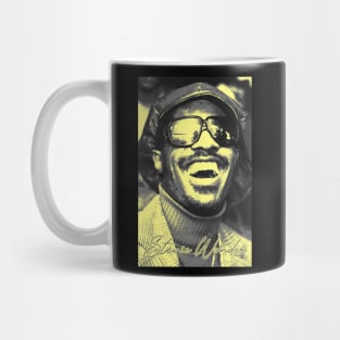 Stevie Wonder Vintage Grey Mug